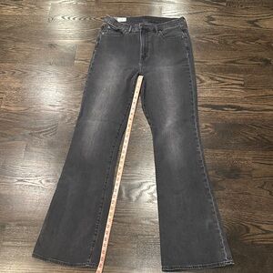 GAP Charcoal Women's Wide Leg Jeans 34” inseam